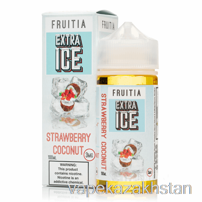 Vape Smoke Strawberry Coconut - Extra Ice - Fruitia - 100mL 3mg